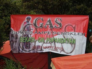 Gowes Sepeda Mendaki Gunung Papandayan, Berani?