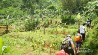 Trekking menuju ke lubuk