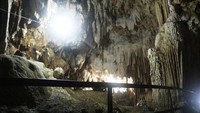 Ornamen stalagtit yang alami