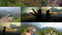 Menikmati suasana di lokasi