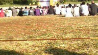 Salat Idul Fitri di Gelora Kertiyasa, Wanayasa, Banjarnegara