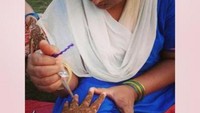 Jangan ke India kalo nggak pake hena dulu