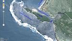 Hah, di Pantai Santolo Air Laut Mengalir ke Sungai?