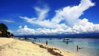 Pantai Tanjung Karang yang sempurna (Akhmad Zacky/dTraveler)