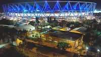 Jawharlal Nehru Stadium, menjadi salah satu destinasi wisata para turis di Ernakulam dan Kochi (wikipedia.org)