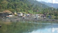 Beberapa pedesaan di sekitar danau (Putri/detikTravel)
