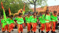 Sisingaan Cilik Menjadi Atraksi Utama Karnaval