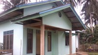 Salah satu rumah homestay di Desa Tanjung Belit