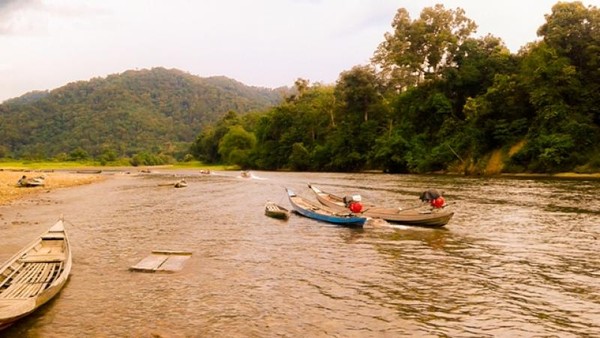 Sungai Subayang dan lansekap Bukit Rimbang Baling yang indah
