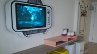 Interior kamar yang sangat unik dan ceria