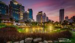Hutan Kota Jakarta Saat Malam Hari, Cakep Banget!