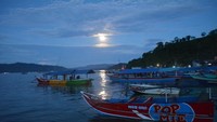 Indahnya Sunset di Dermaga Ketapang