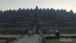 Indah Nian Matahari Terbenam di Candi Borobudur