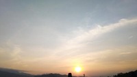 Sunset yang indah