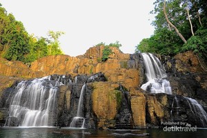 Indahnya! Ada Niagara Mini di Sulawesi Selatan