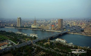 Indahnya Ibukota Mesir dari Cairo Tower