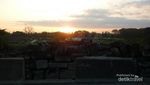 Indahnya Sunset di Candi Prambanan