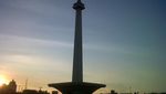 Indahnya Sunset di Monas
