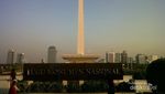 Indahnya Sunset di Monas