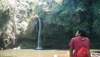 Penulis saat menikmati suasana Cughup Mangkok