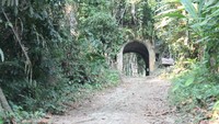 Sebuah benteng di Pulau Nusakambangan
