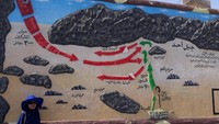 Gambaran perang uhud di bukit uhud