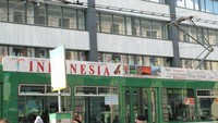 Tram promosi wisata Indonesia (Foto: Budiman/KBRI Bern)