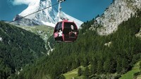 Kereta gantung di Matterhorn (Switzerland Tourism)