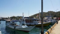 Perahu yang digunakan ke Pulau Komodo & Pulau Rinca