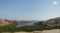 Pemandangan dari bukit Pulau Rinca