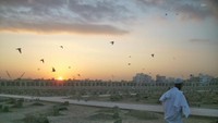 Sunrise di Pemakaman Baqi
