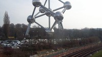 Atomium dari kejauhan (Foto: Fitraya/detikTravel)