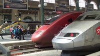 Kiri-kanan: Eurostar, Thallys, TGV (Foto: Fitraya/detikTravel)