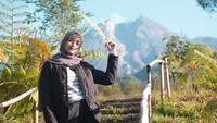 contoh foto ala selebgram di kali talang