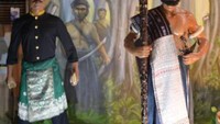 Patung Sisingamanngaraja di dlam museum