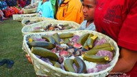 Hidangan pangan lokal hasil panen dari masyrakat Mollo Utara.