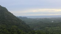 View ke arah barat pemandangan mengarah ke Samudra hindia