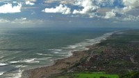 Pantai Parangtritis dari ketinggian