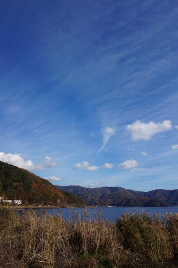 Danau Kawaguchiko terletak di wilayah Kota Fujikawaguchiko