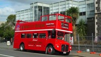Bus wisata di Christchurch