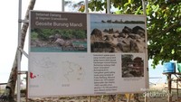 Salah satu keterangan yang ada di lokasi