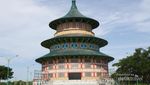 Inilah Patung Buddha Empat Wajah di Surabaya