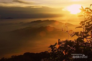 Inilah Sunrise Terbaik dari Puncak Gunung Cikuray Garut
