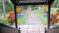Asrinya rumah yang dibangun di atas lahan 500 meter persegi