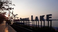 Jaka Baring Rowing lake. Keren untuk tempat berfoto
