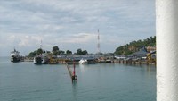 Salah satu pemandangan di Selat Sunda