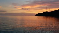 Sunset di Pantai Lahilote