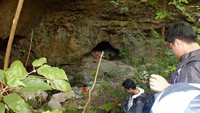 Jalan menuju Gua lebar