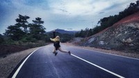 Menjelang malam dalam perjalanan dari Badau menuju Lanjak