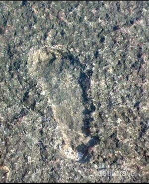 Jangan Kaget, Ada Tapak Kaki Hantu di Bangka Tengah